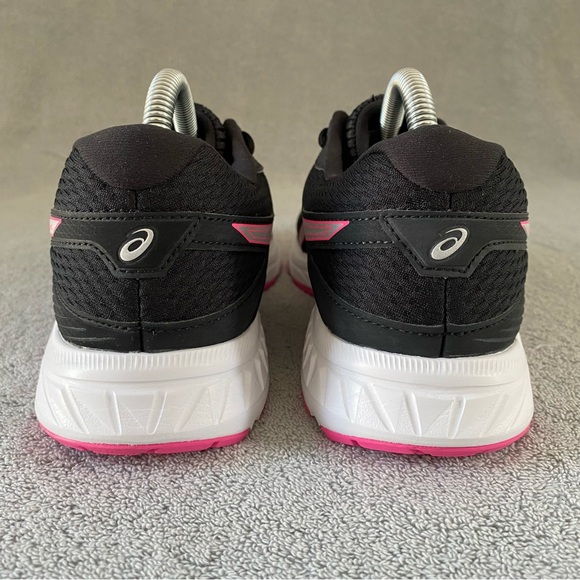 NEW Asics Womens 9.5 Gel Contend 6 Athletic Running Shoes 1012A571 Black Pink - Picture 5 of 8